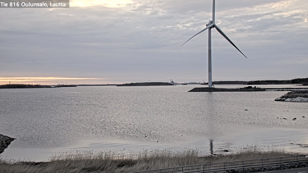 Weather Camera Image Väg 816 Uleåsalo, Oulu, Pohjois-Pohjanmaa