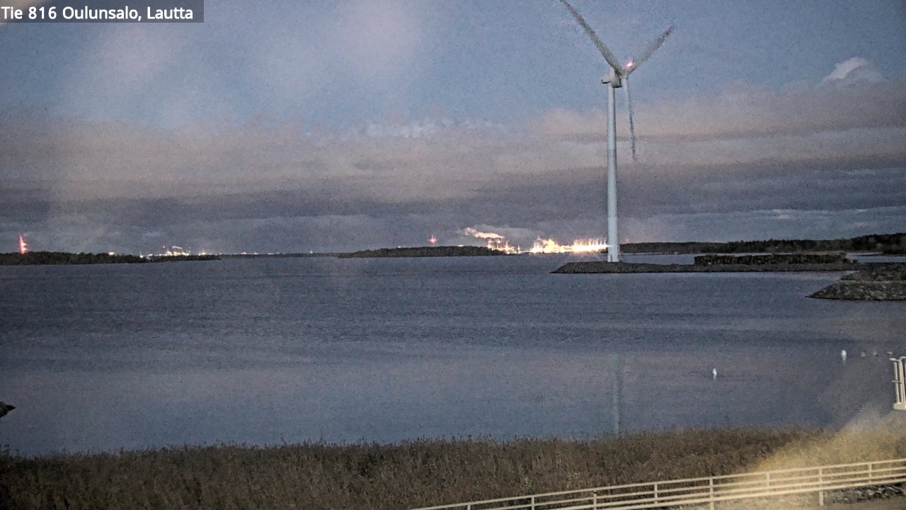 Weather Camera Image Väg 816 Uleåsalo, Oulu, Pohjois-Pohjanmaa