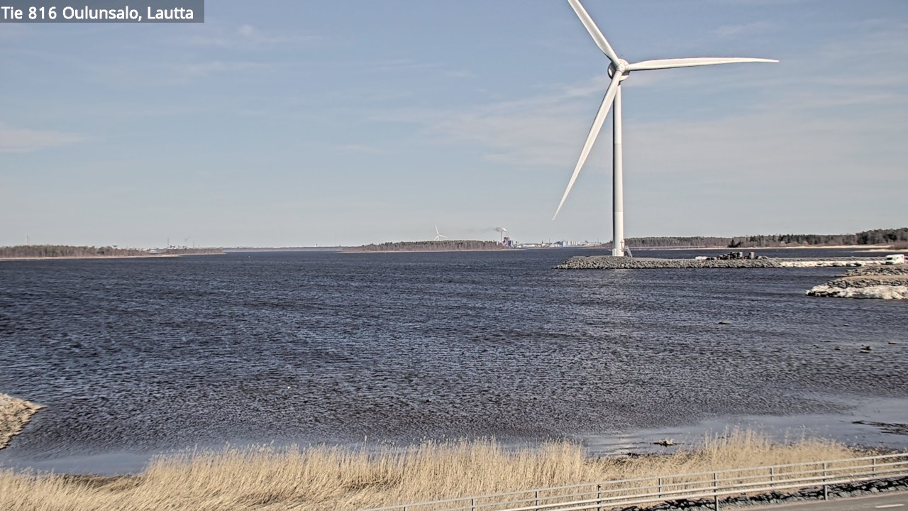 Weather Camera Image Väg 816 Uleåsalo, Oulu, Pohjois-Pohjanmaa