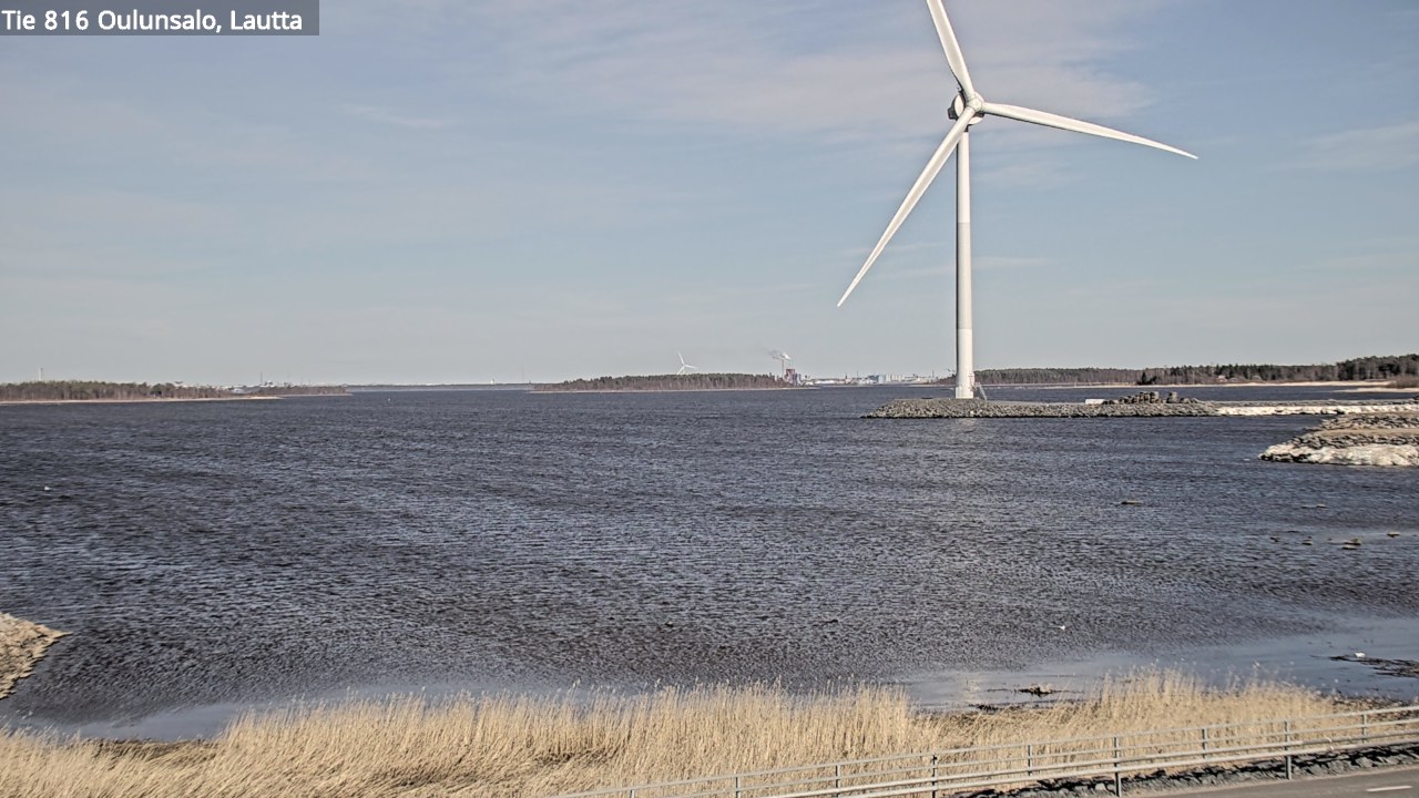 Weather Camera Image Väg 816 Uleåsalo, Oulu, Pohjois-Pohjanmaa