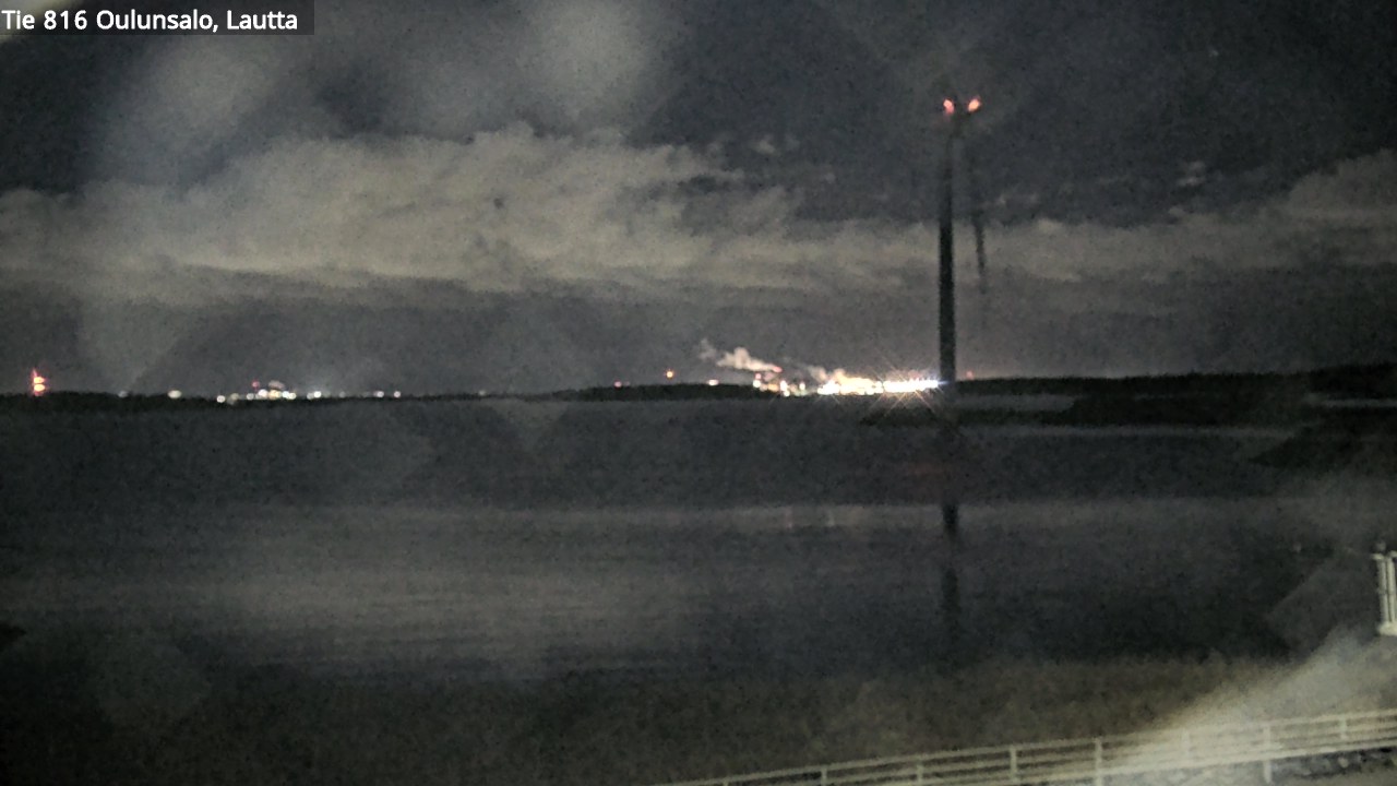 Weather Camera Image Väg 816 Uleåsalo, Oulu, Pohjois-Pohjanmaa