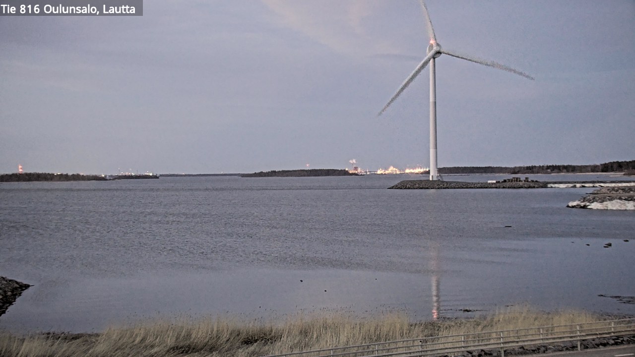 Weather Camera Image Väg 816 Uleåsalo, Oulu, Pohjois-Pohjanmaa