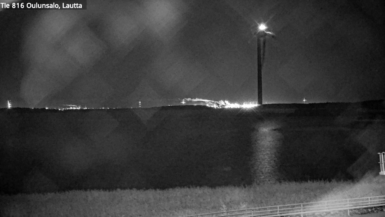 Weather Camera Image Väg 816 Uleåsalo, Oulu, Pohjois-Pohjanmaa