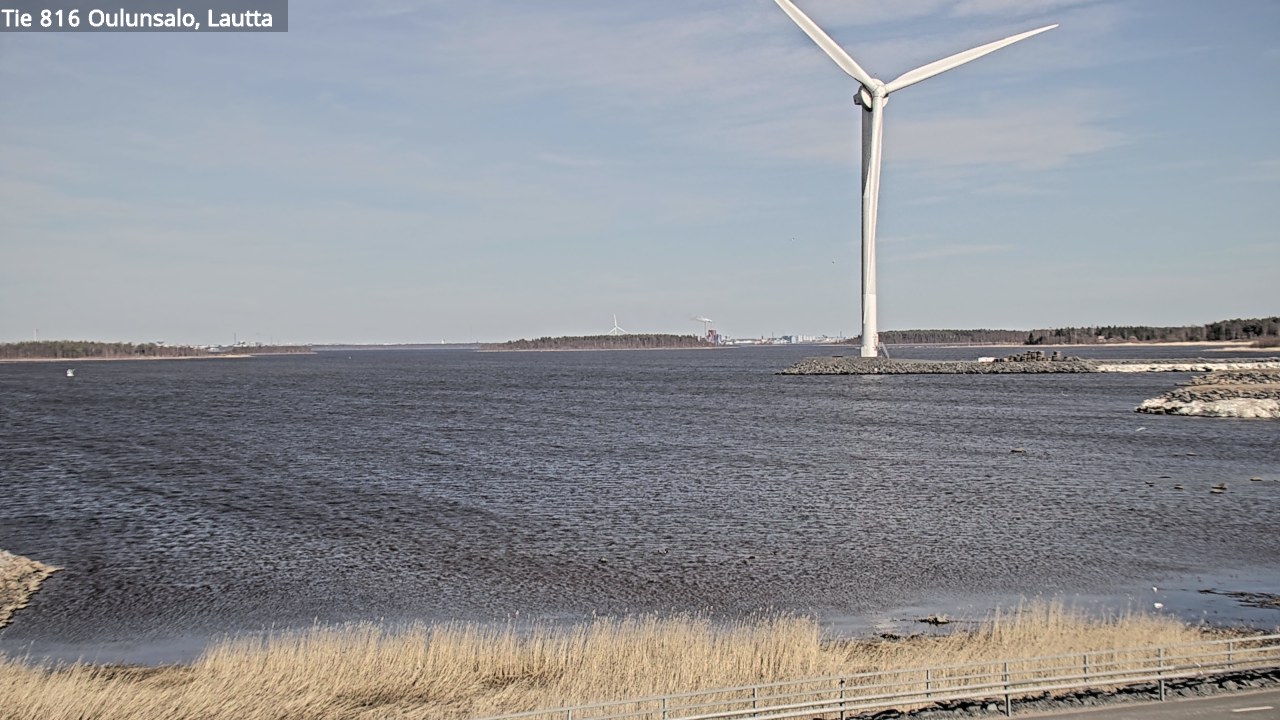 Weather Camera Image Väg 816 Uleåsalo, Oulu, Pohjois-Pohjanmaa