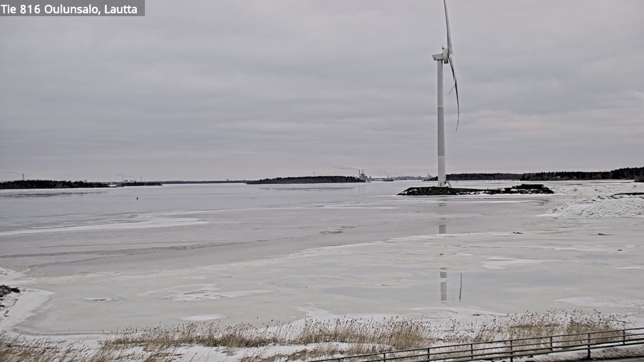 Weather Camera Image Väg 816 Uleåsalo, Oulu, Pohjois-Pohjanmaa