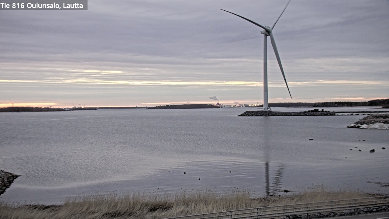 Weather Camera Image Väg 816 Uleåsalo, Oulu, Pohjois-Pohjanmaa