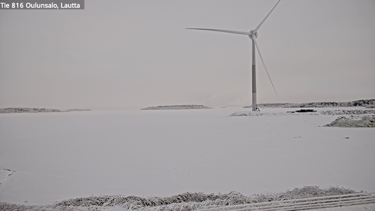 Weather Camera Image Road 816 Oulunsalo, Oulu, Pohjois-Pohjanmaa