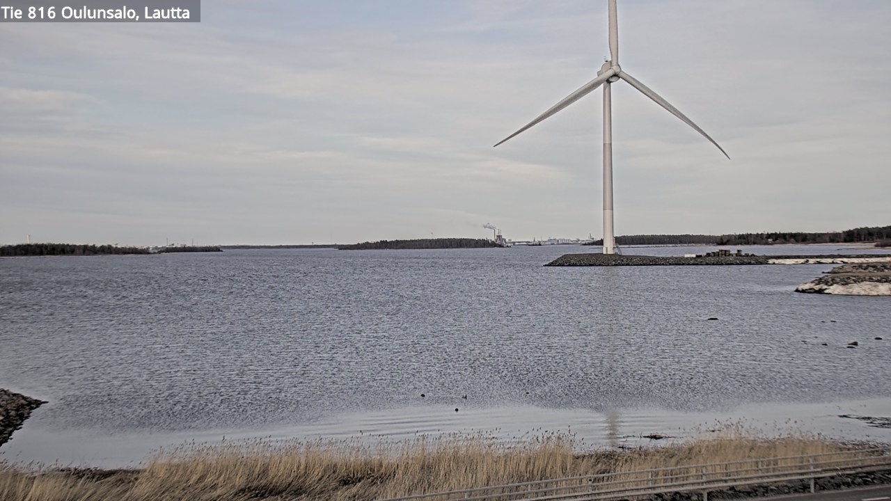 Weather Camera Image Väg 816 Uleåsalo, Oulu, Pohjois-Pohjanmaa