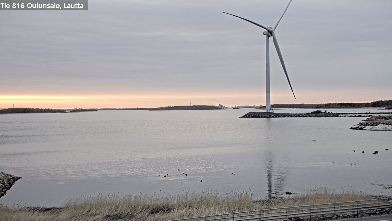 Weather Camera Image Väg 816 Uleåsalo, Oulu, Pohjois-Pohjanmaa
