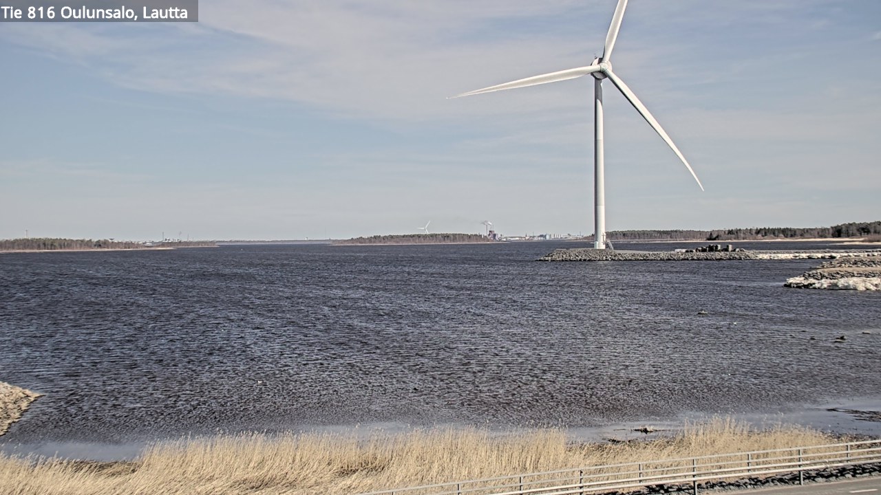 Weather Camera Image Väg 816 Uleåsalo, Oulu, Pohjois-Pohjanmaa