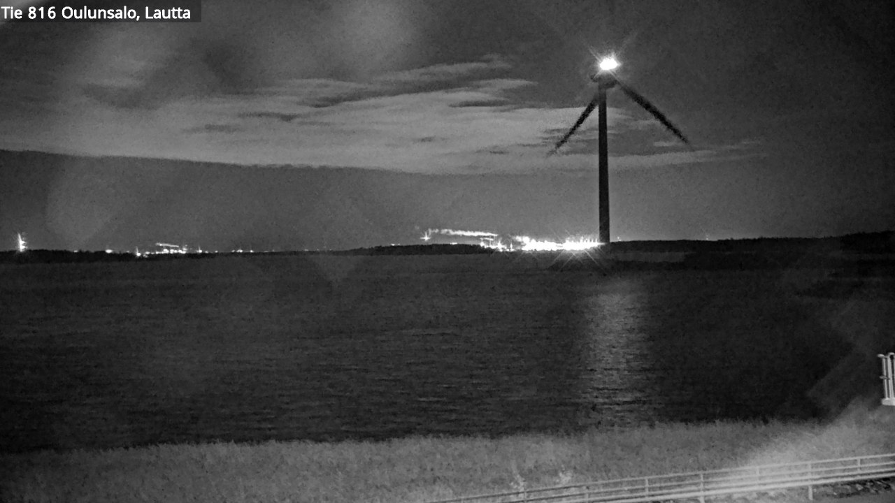 Weather Camera Image Väg 816 Uleåsalo, Oulu, Pohjois-Pohjanmaa
