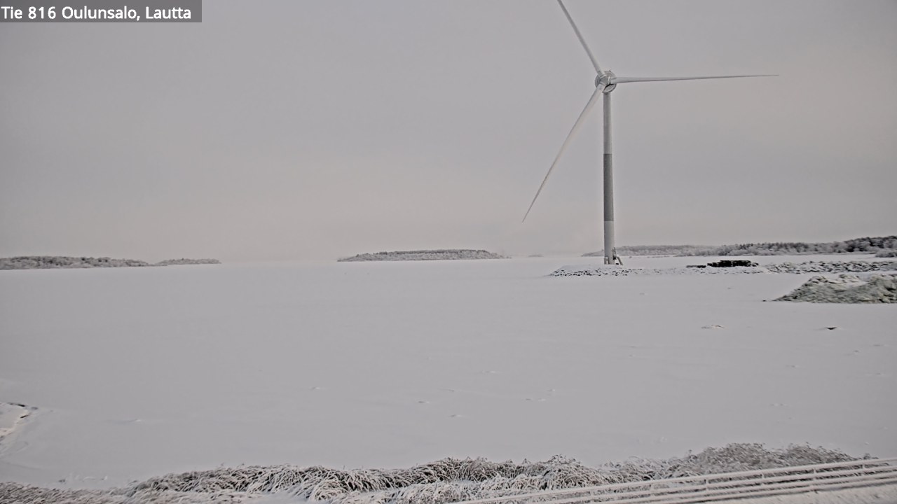 Weather Camera Image Road 816 Oulunsalo, Oulu, Pohjois-Pohjanmaa