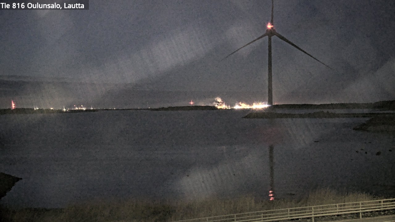 Weather Camera Image Väg 816 Uleåsalo, Oulu, Pohjois-Pohjanmaa