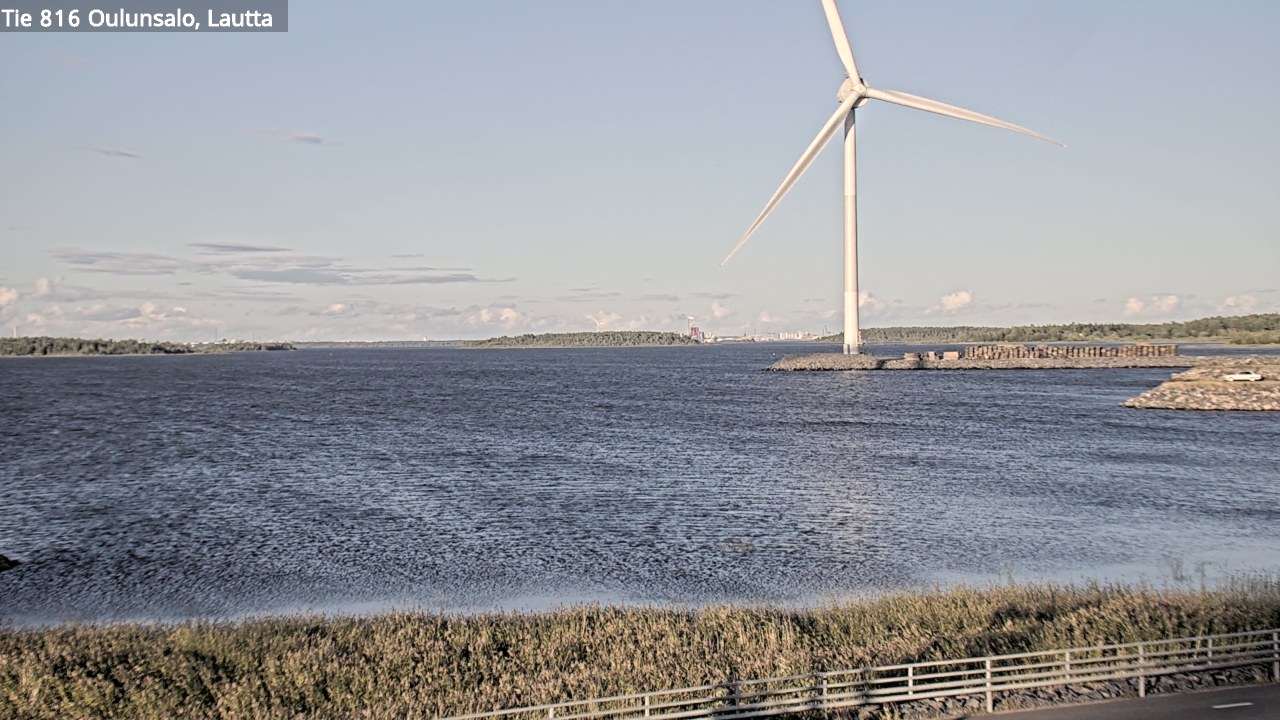 Kelikamerat Kuva Tie 816 Oulunsalo, lauttaranta, Oulu, Pohjois-Pohjanmaa