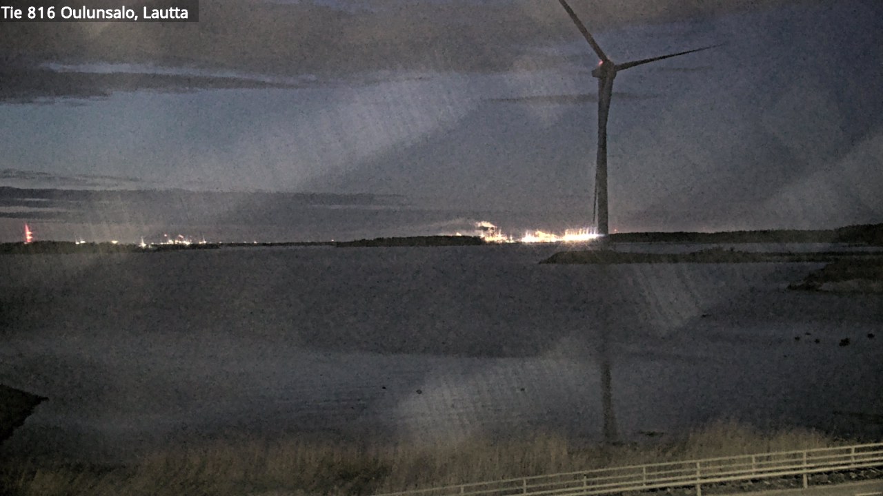 Weather Camera Image Väg 816 Uleåsalo, Oulu, Pohjois-Pohjanmaa