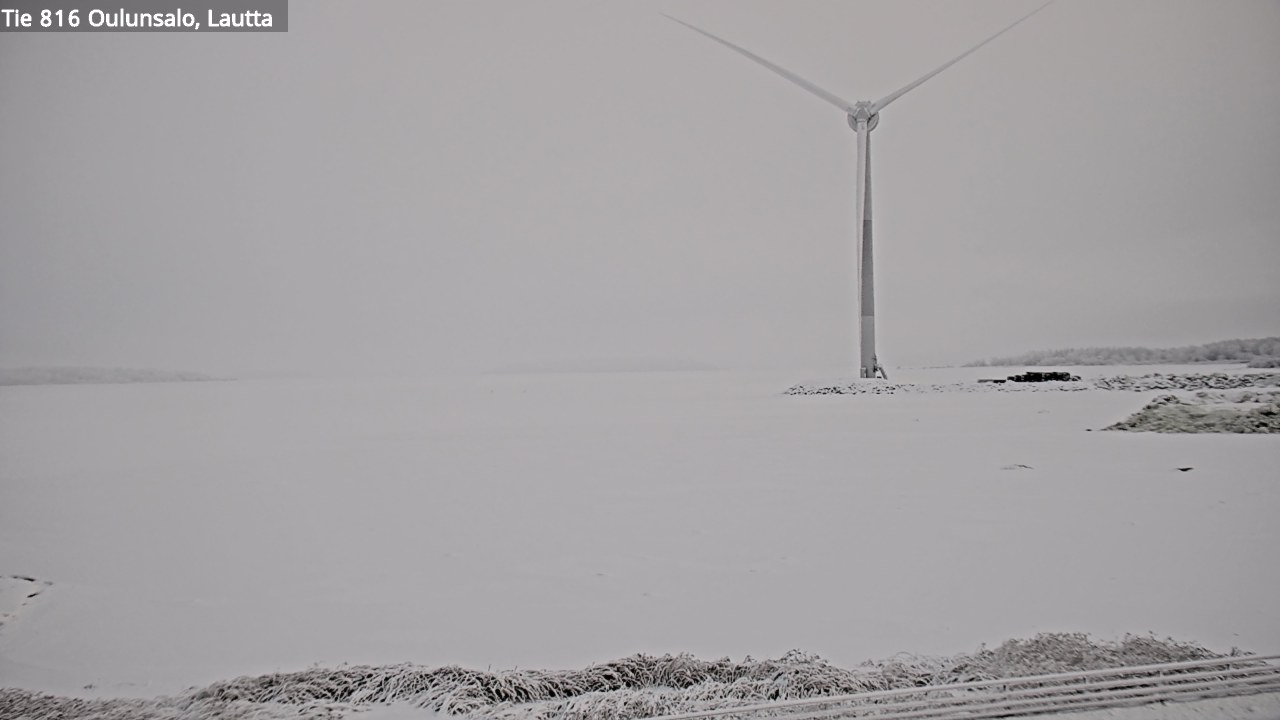 Weather Camera Image Road 816 Oulunsalo, Oulu, Pohjois-Pohjanmaa