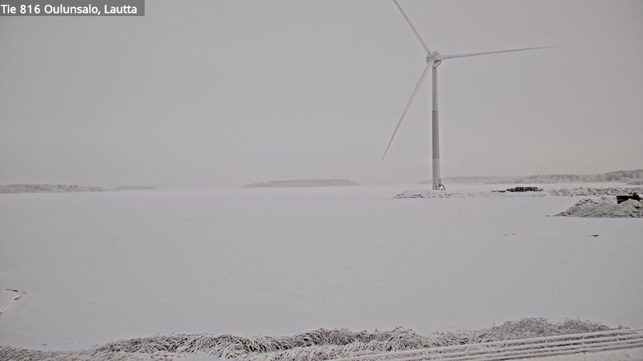 Weather Camera Image Road 816 Oulunsalo, Oulu, Pohjois-Pohjanmaa