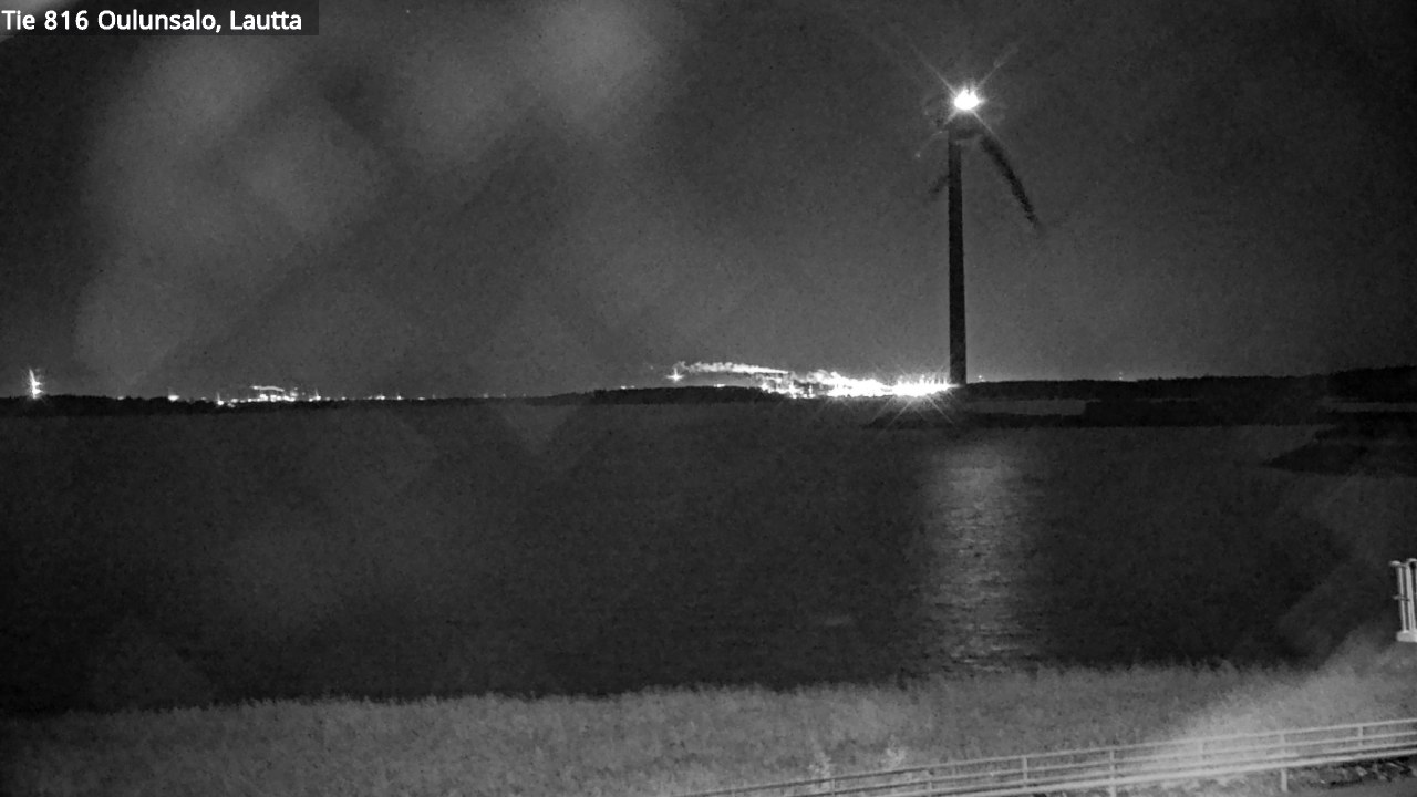 Weather Camera Image Väg 816 Uleåsalo, Oulu, Pohjois-Pohjanmaa