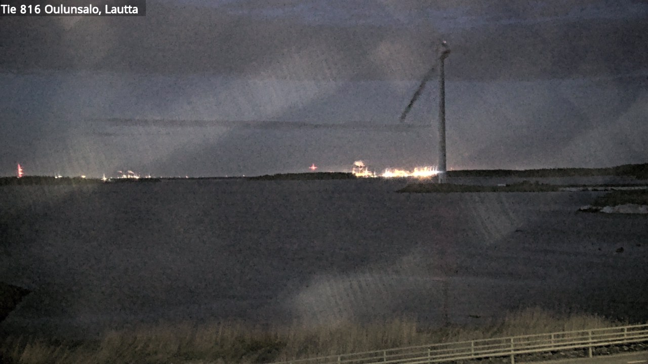Weather Camera Image Väg 816 Uleåsalo, Oulu, Pohjois-Pohjanmaa