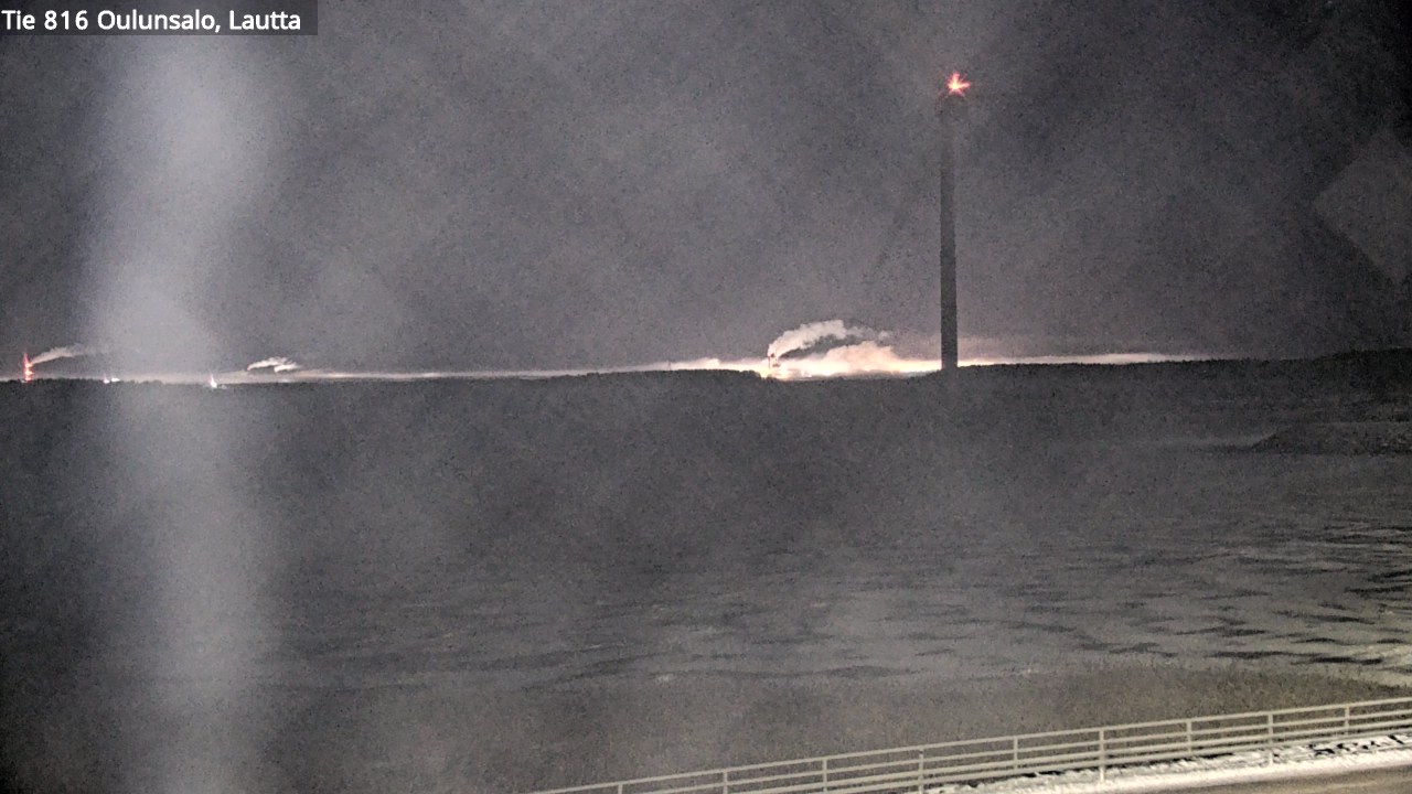 Weather Camera Image Road 816 Oulunsalo, Oulu, Pohjois-Pohjanmaa