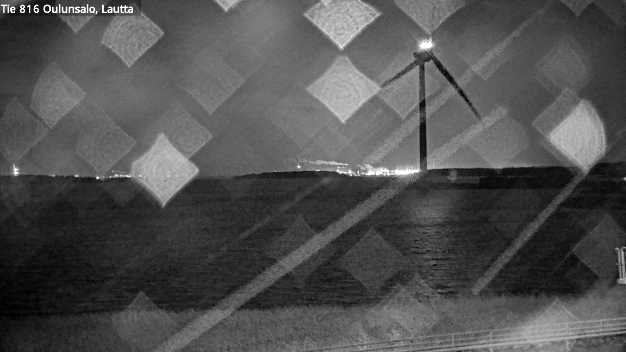 Weather Camera Image Väg 816 Uleåsalo, Oulu, Pohjois-Pohjanmaa