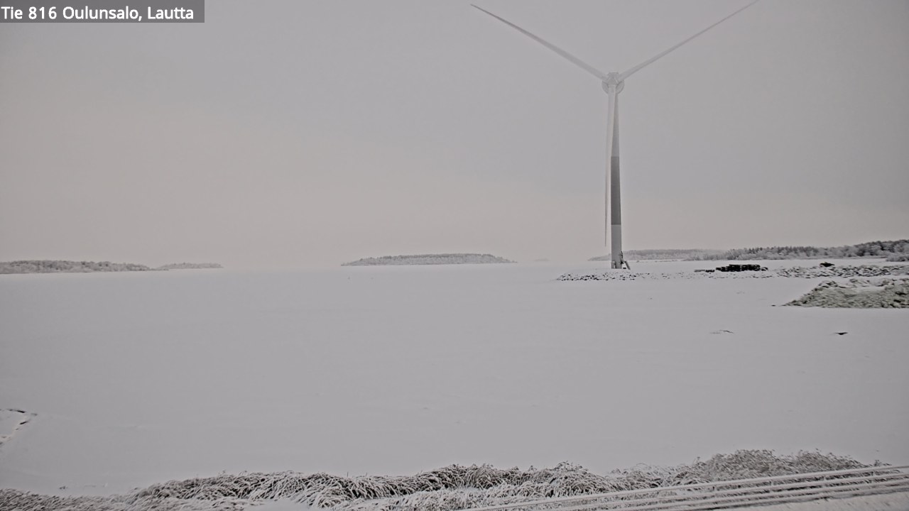 Weather Camera Image Road 816 Oulunsalo, Oulu, Pohjois-Pohjanmaa
