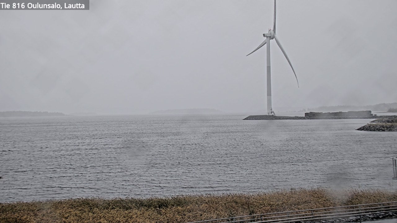 Weather Camera Image Väg 816 Uleåsalo, Oulu, Pohjois-Pohjanmaa