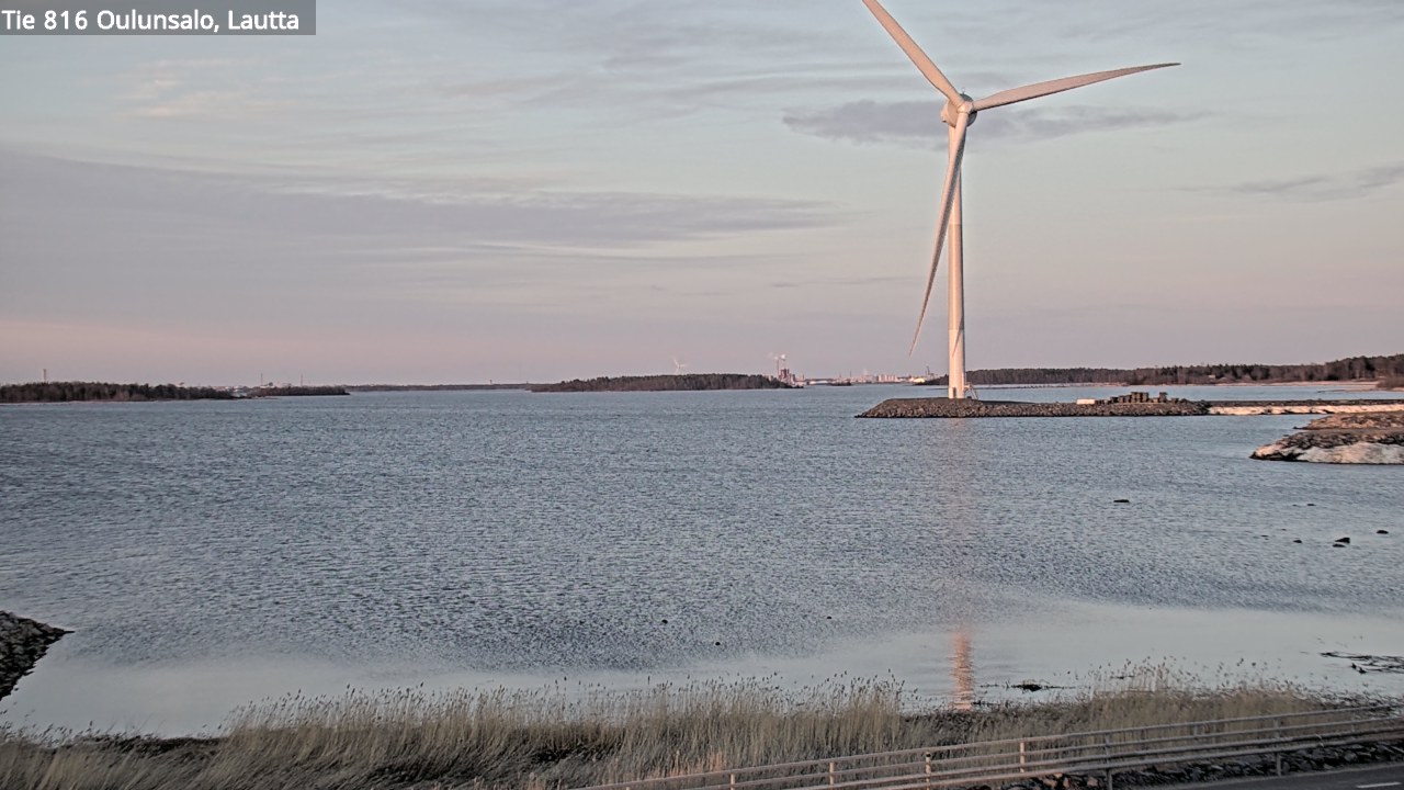 Weather Camera Image Väg 816 Uleåsalo, Oulu, Pohjois-Pohjanmaa
