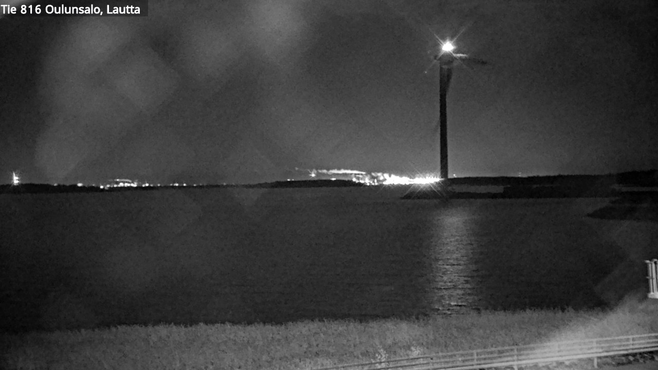 Weather Camera Image Väg 816 Uleåsalo, Oulu, Pohjois-Pohjanmaa