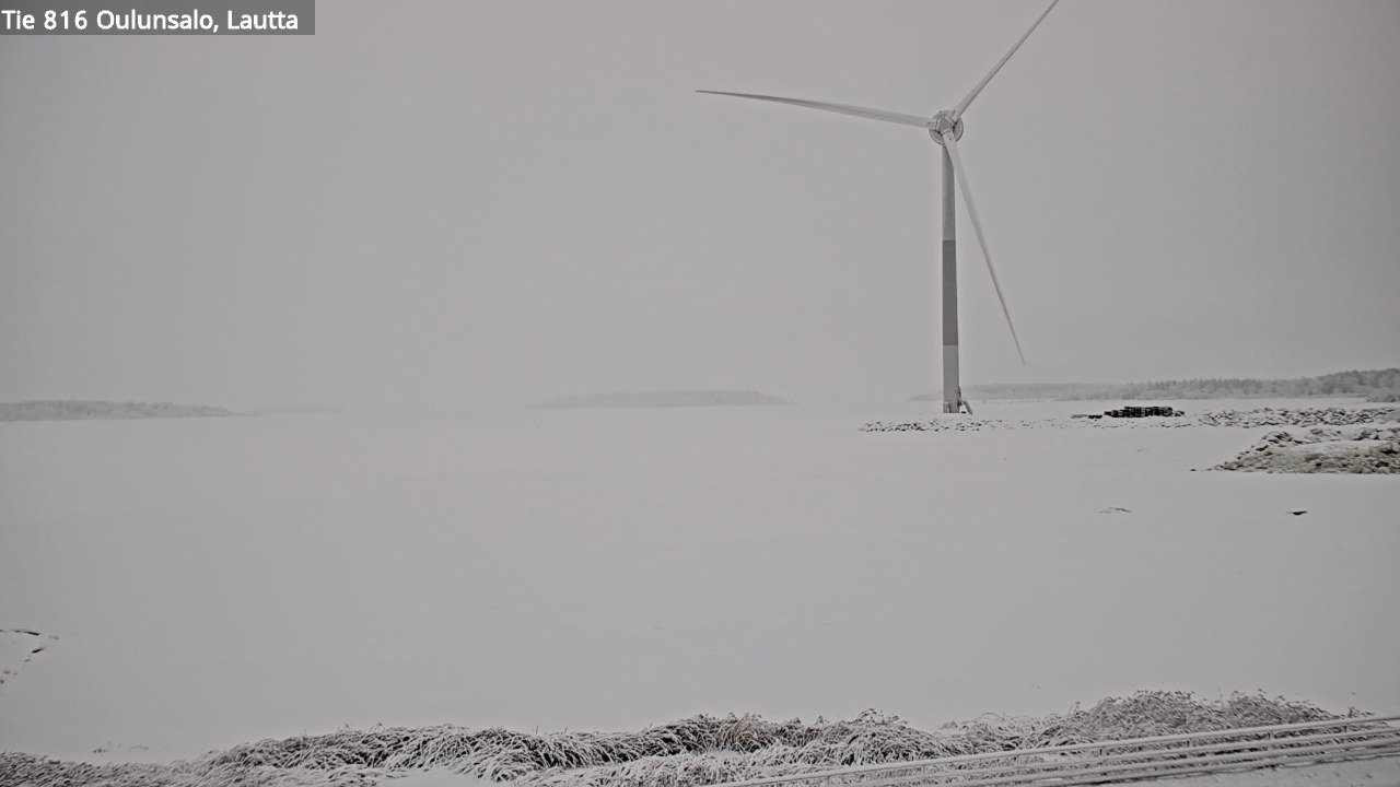 Weather Camera Image Road 816 Oulunsalo, Oulu, Pohjois-Pohjanmaa