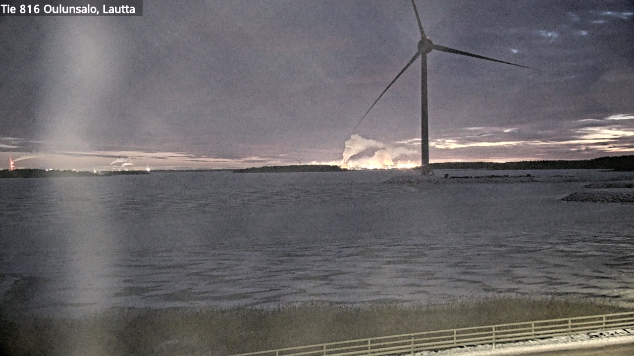 Weather Camera Image Road 816 Oulunsalo, Oulu, Pohjois-Pohjanmaa