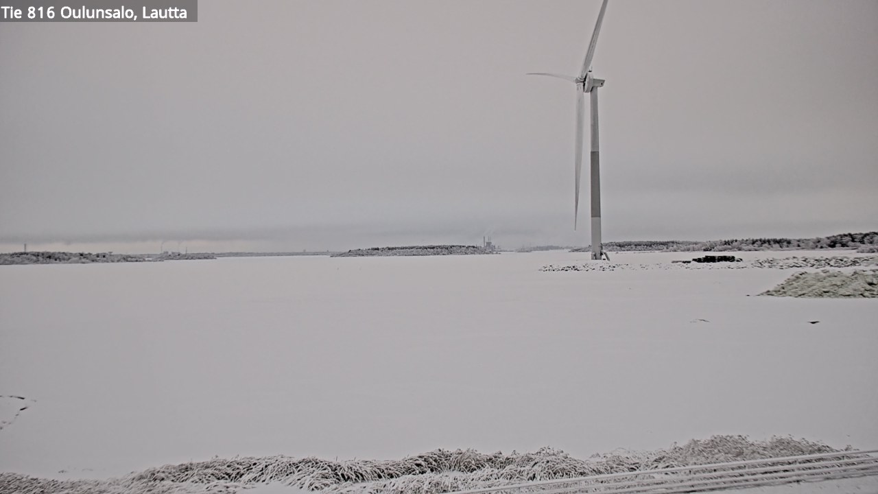 Weather Camera Image Road 816 Oulunsalo, Oulu, Pohjois-Pohjanmaa