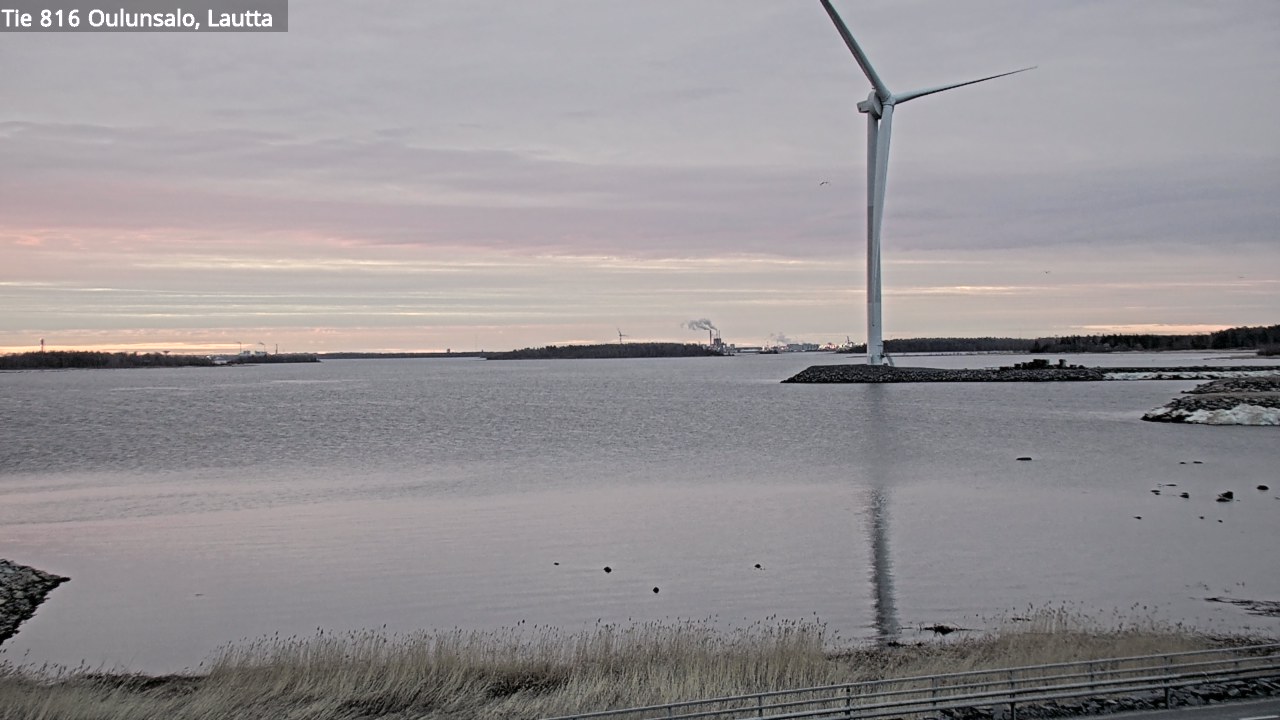 Weather Camera Image Väg 816 Uleåsalo, Oulu, Pohjois-Pohjanmaa