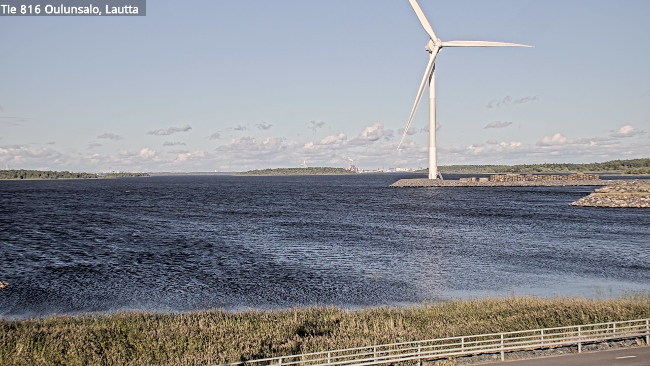 Kelikamerat Kuva Tie 816 Oulunsalo, lauttaranta, Oulu, Pohjois-Pohjanmaa