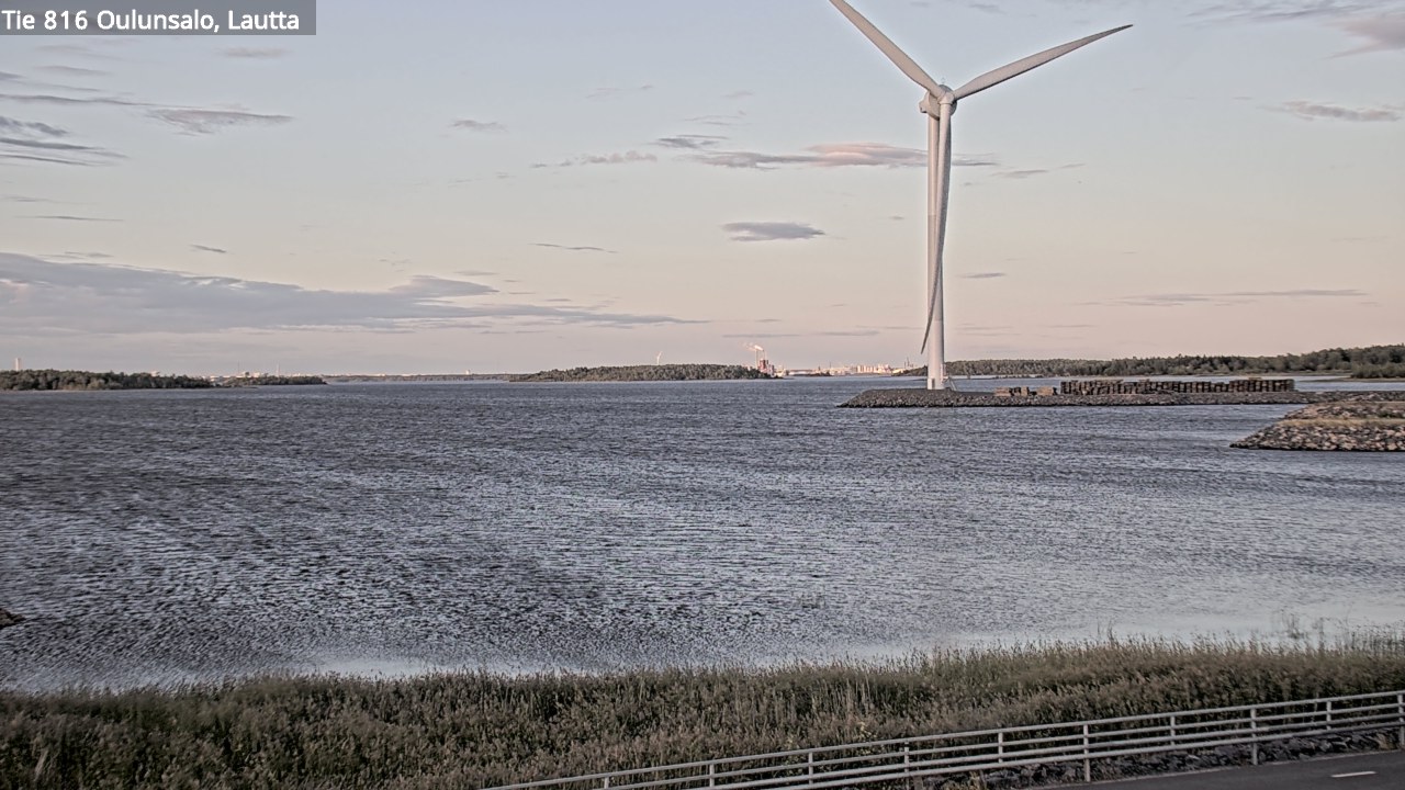 Kelikamerat Kuva Tie 816 Oulunsalo, lauttaranta, Oulu, Pohjois-Pohjanmaa