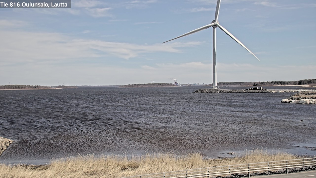 Weather Camera Image Väg 816 Uleåsalo, Oulu, Pohjois-Pohjanmaa