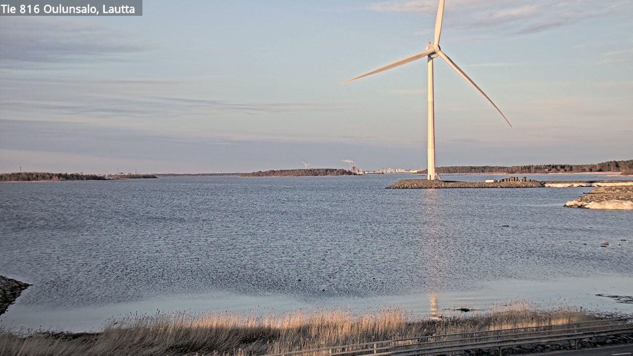 Weather Camera Image Väg 816 Uleåsalo, Oulu, Pohjois-Pohjanmaa