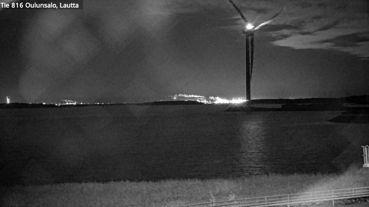 Weather Camera Image Väg 816 Uleåsalo, Oulu, Pohjois-Pohjanmaa