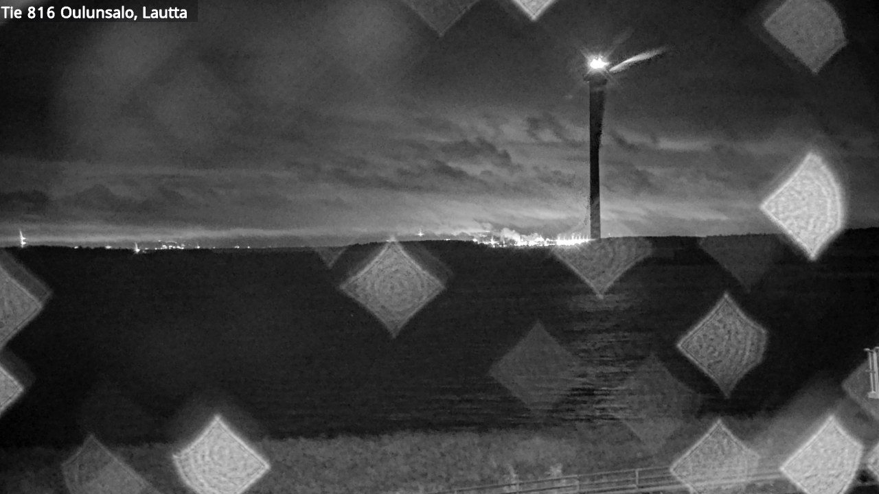 Weather Camera Image Väg 816 Uleåsalo, Oulu, Pohjois-Pohjanmaa