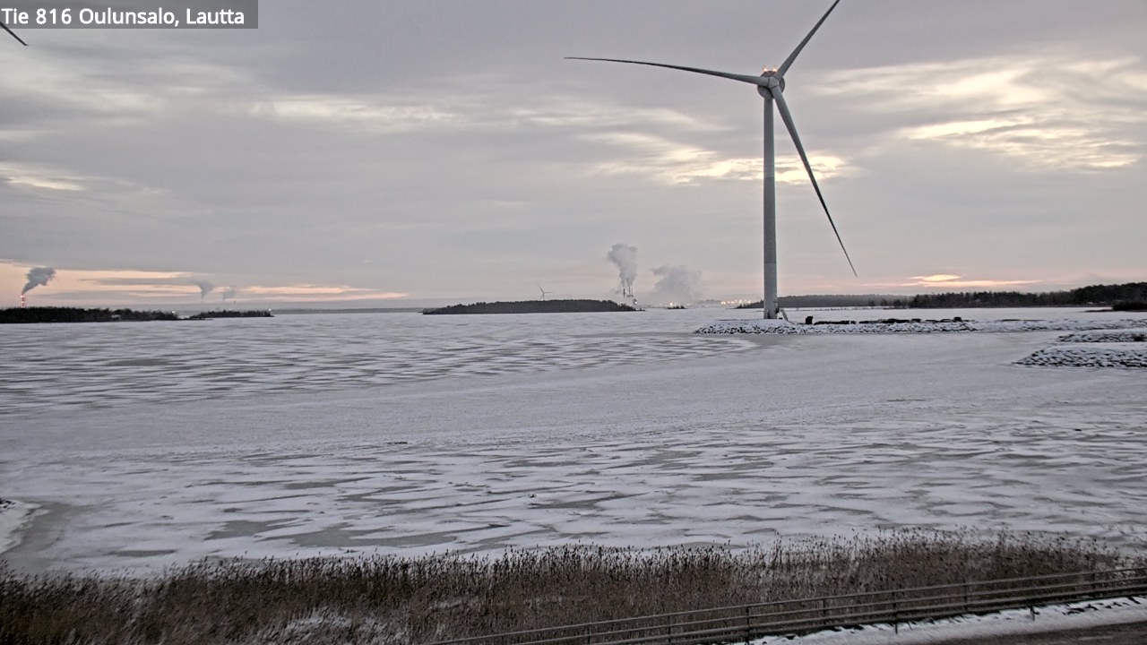Weather Camera Image Road 816 Oulunsalo, Oulu, Pohjois-Pohjanmaa