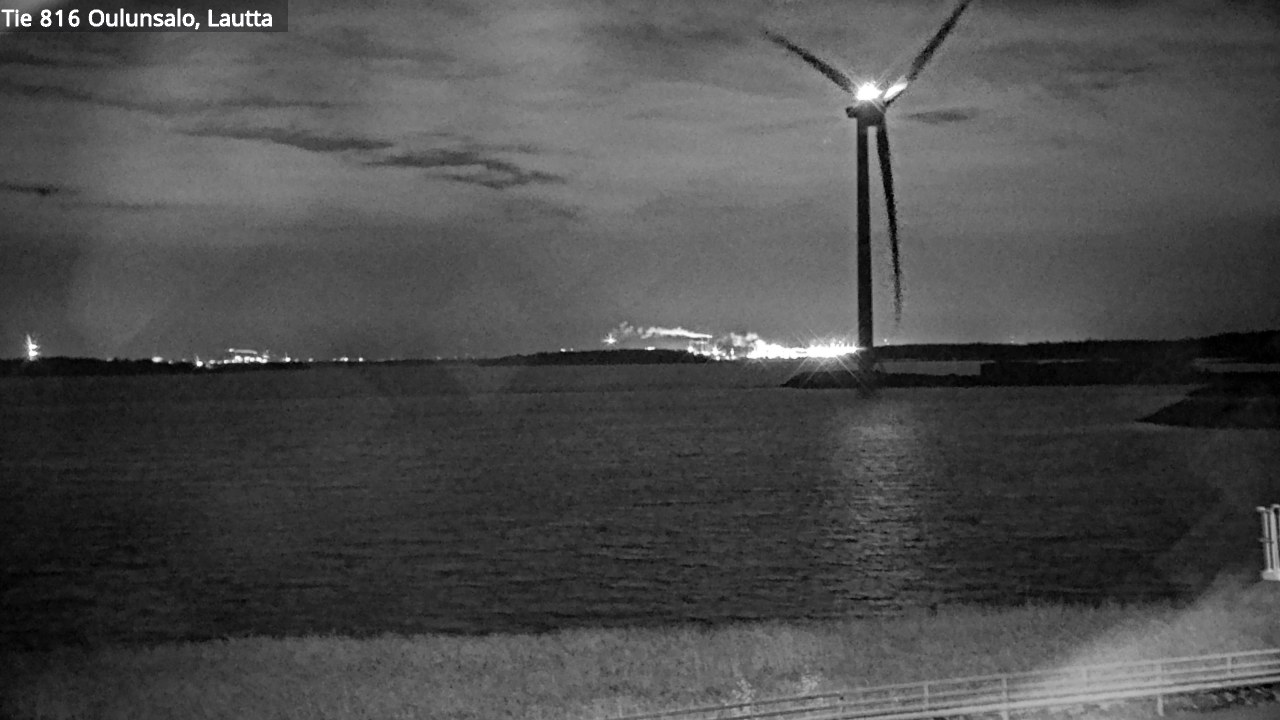 Weather Camera Image Väg 816 Uleåsalo, Oulu, Pohjois-Pohjanmaa