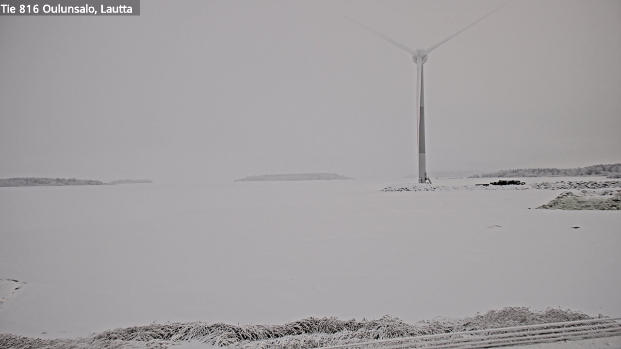 Weather Camera Image Road 816 Oulunsalo, Oulu, Pohjois-Pohjanmaa