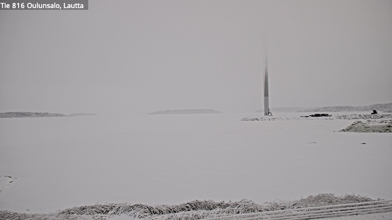 Weather Camera Image Road 816 Oulunsalo, Oulu, Pohjois-Pohjanmaa