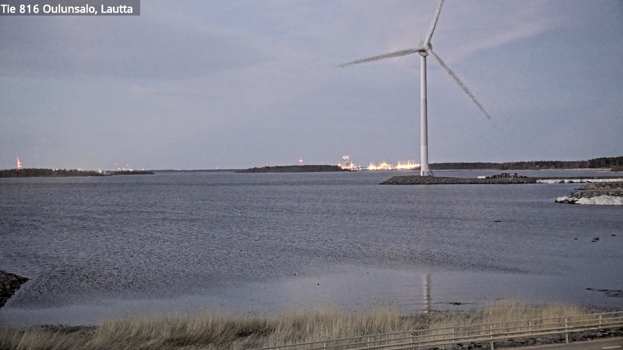 Weather Camera Image Väg 816 Uleåsalo, Oulu, Pohjois-Pohjanmaa