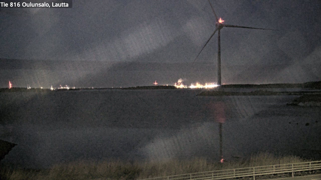 Weather Camera Image Väg 816 Uleåsalo, Oulu, Pohjois-Pohjanmaa