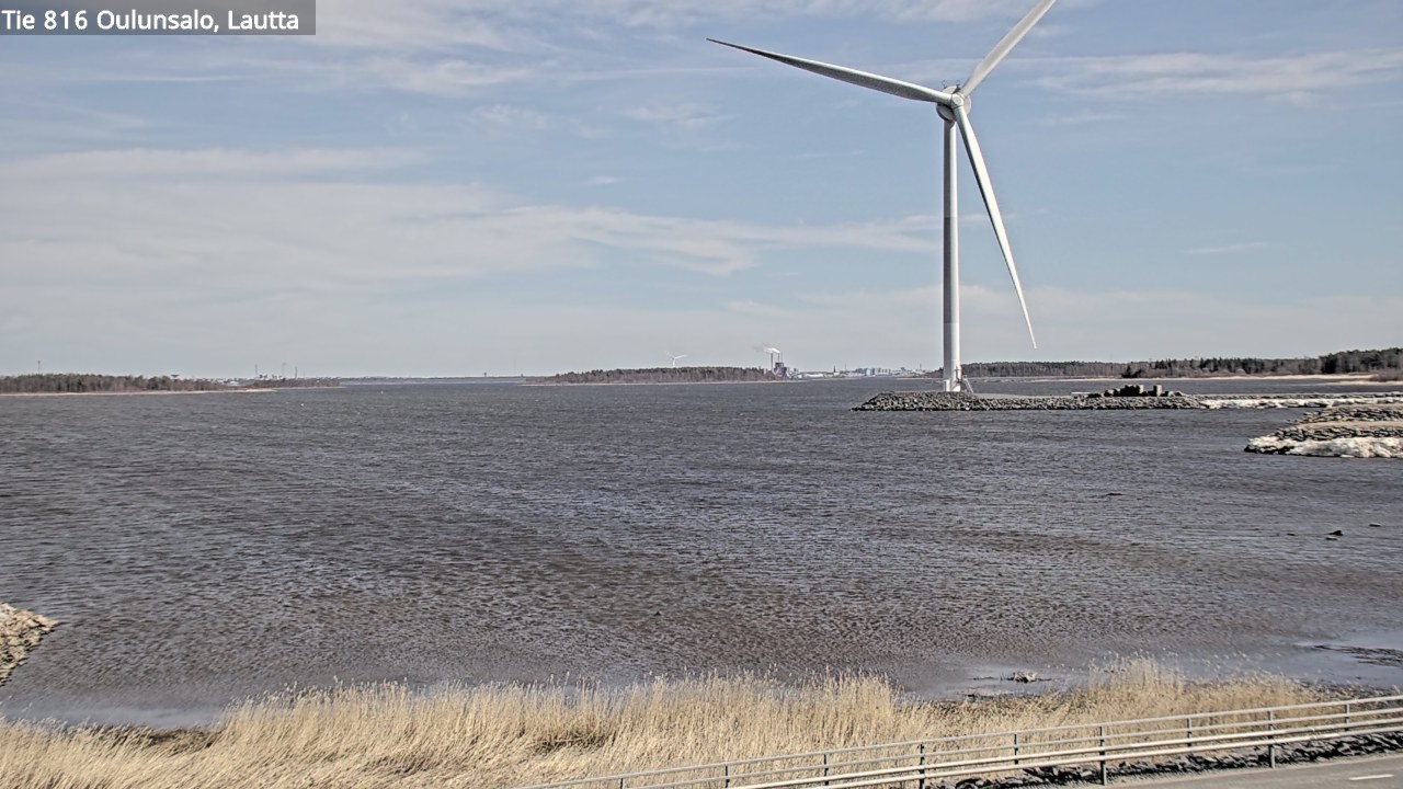 Weather Camera Image Väg 816 Uleåsalo, Oulu, Pohjois-Pohjanmaa