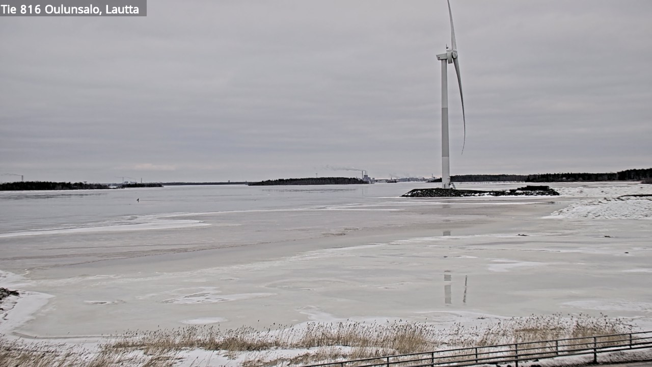 Weather Camera Image Väg 816 Uleåsalo, Oulu, Pohjois-Pohjanmaa