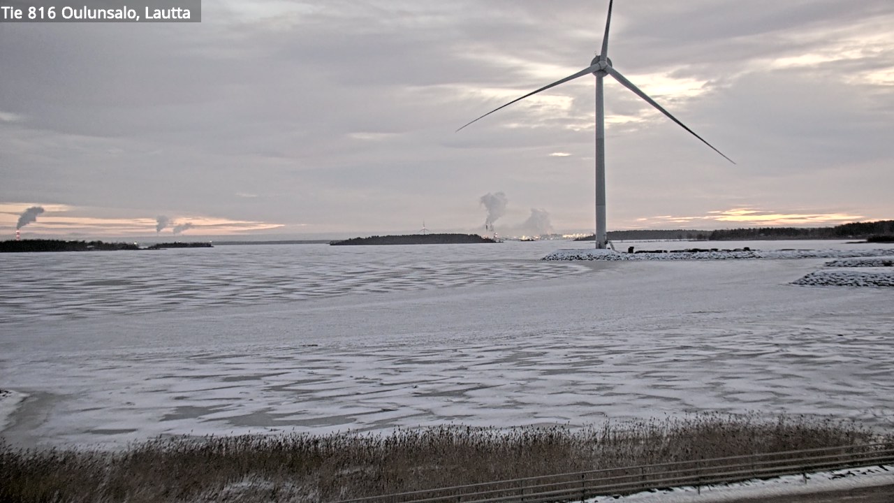 Weather Camera Image Road 816 Oulunsalo, Oulu, Pohjois-Pohjanmaa