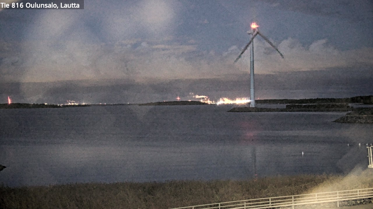 Weather Camera Image Väg 816 Uleåsalo, Oulu, Pohjois-Pohjanmaa