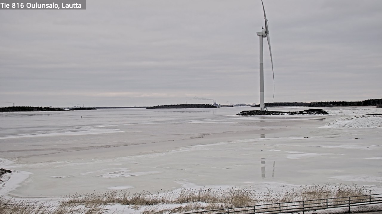 Weather Camera Image Väg 816 Uleåsalo, Oulu, Pohjois-Pohjanmaa